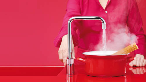 Additional image for Square Boiling Water Kitchen Tap. PRO7 (Polished Chrome).
