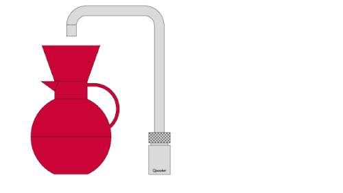 Additional image for Square Twintaps Instant Boiling Tap. PRO7 (Polished Chrome).