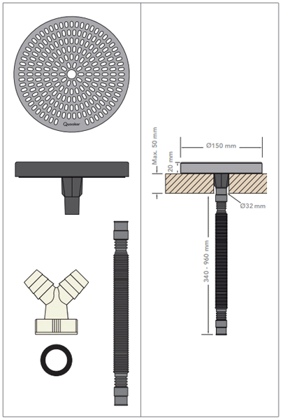 Additional image for Square Boiling Water Tap & Drip Tray. PRO7 (P Chrome).