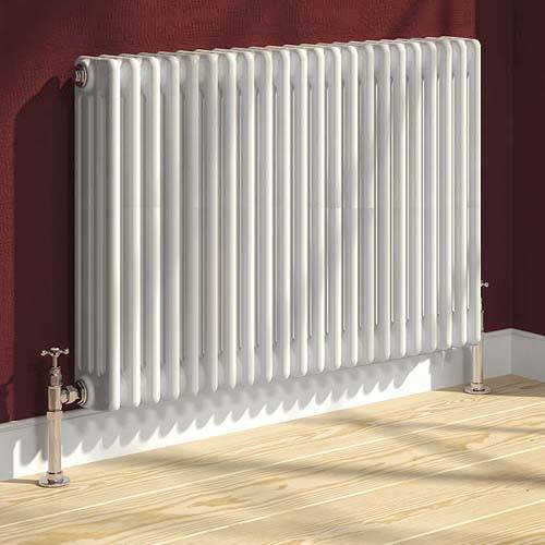 Additional image for Colona 4 Column Radiator (White). 500x785mm.