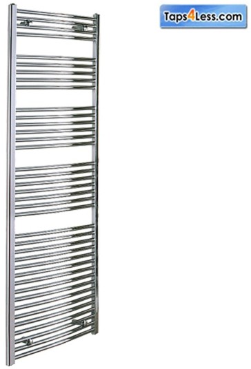 Additional image for Diva Flat Towel Radiator (Chrome). 1600x300mm.