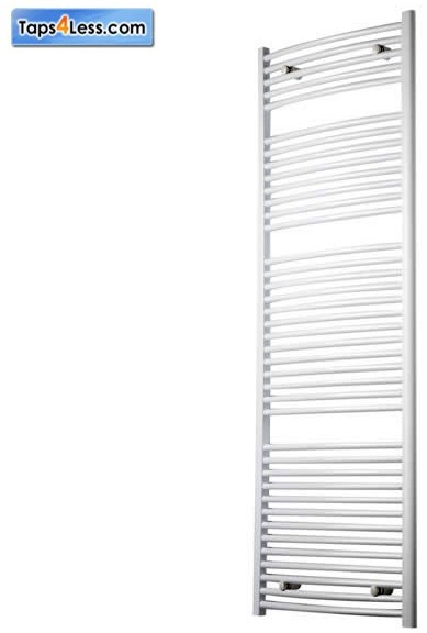 Additional image for Diva Flat Towel Radiator (White). 1800x500mm.