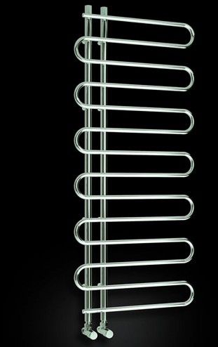 Additional image for Jesi Towel Radiator (Chrome). 500x1000mm.