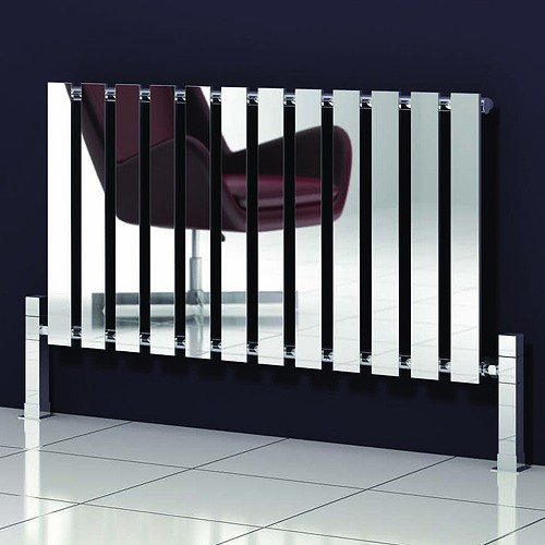 Additional image for Pienza Radiator (Chrome). 655x550mm.