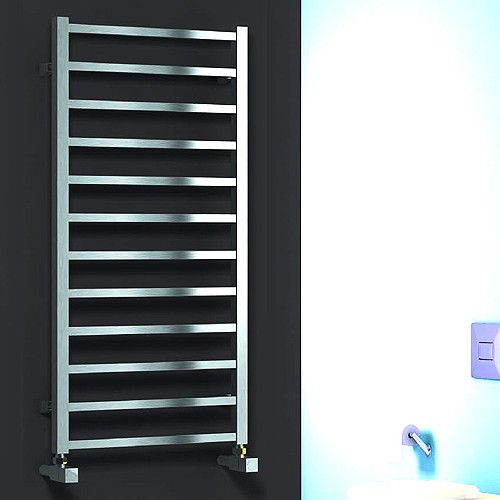 Additional image for Arden Towel Radiator (Polished Stainless Steel). 1000x500.