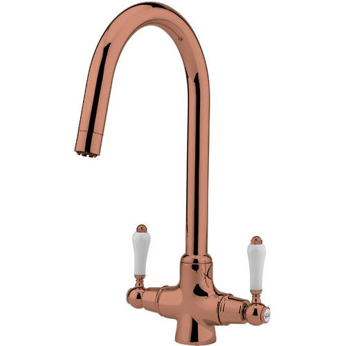 Additional image for Kitchen Tap With Swivel Spout (Copper).