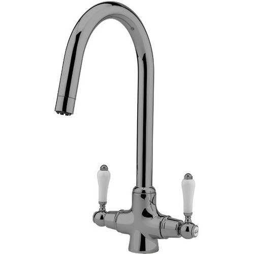 Additional image for Kitchen Tap With Swivel Spout (Pewter).
