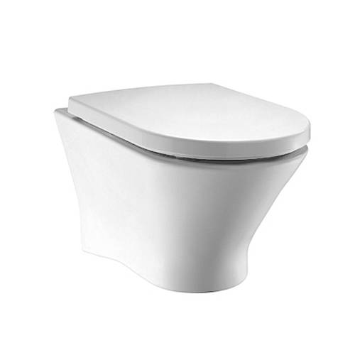 Additional image for Nexo Wall Hung Rimless Toilet Pan & Seat.
