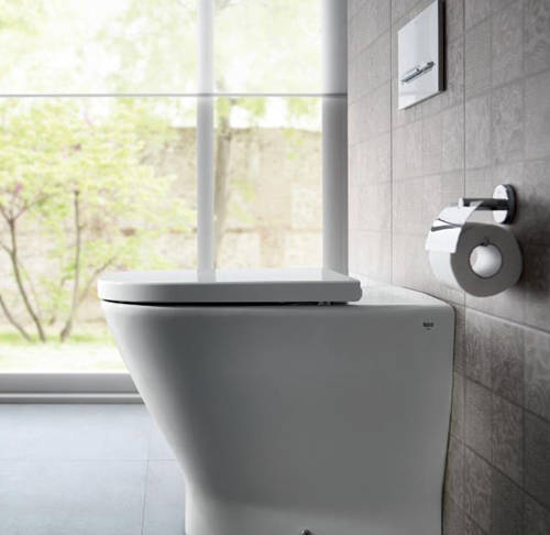 Additional image for In-Wall Basic Compact Tank & PL1 Dual Flush Panel (Grey).