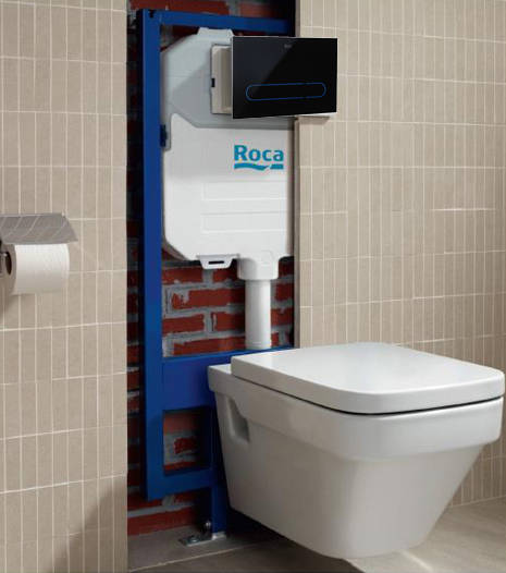 Additional image for PRO WC Frame, Dual Cistern & EP1 Electronic Panel (Black).