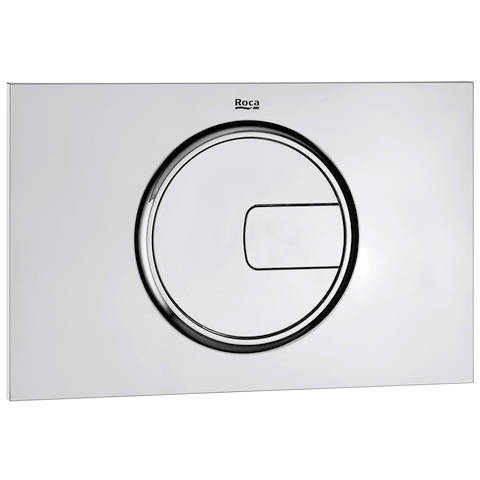Additional image for DUPLO WC Wall Hung Frame & PL4 Dual Flush Panel (Chrome).