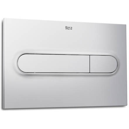 Additional image for DUPLO LH Wall Hung Frame & PL1 Dual Flush Panel (Grey).