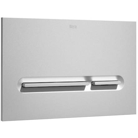 Additional image for DUPLO LH Wall Hung Frame & PL5 Dual Flush Panel (Grey).