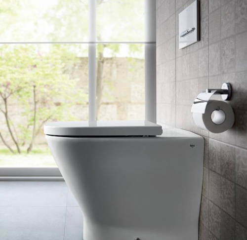 Additional image for Low Height Concealed Cistern & PL4 Dual Flush Panel (White).