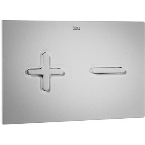 Additional image for Low Height Concealed Cistern & PL6 Dual Flush Panel (Grey).