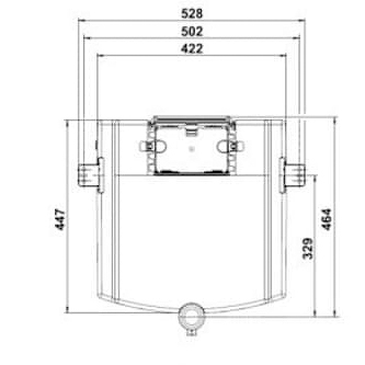 Additional image for Duplo S Under Window Concealed Cistern (AG).
