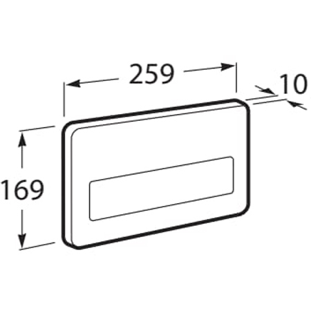Additional image for PL3 PRO (DUPLO ONE) - Vandal-Proof Flush Plate (S Steel)