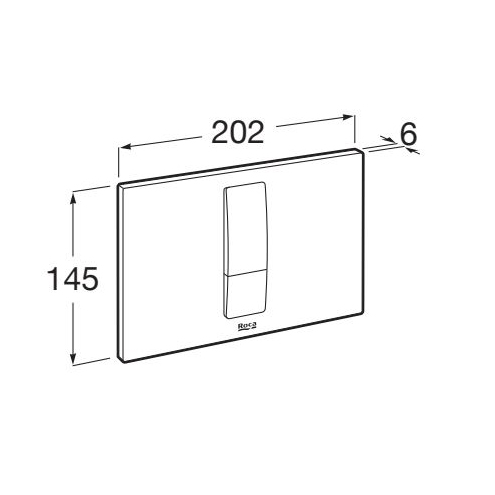 Additional image for PS4 (DUPLO S) - Dual Flush Plate (Matt White)