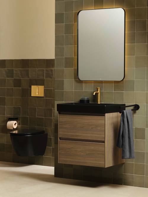 Additional image for PS4 (DUPLO S) - Dual Flush Plate (Brushed Brass)