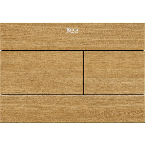 Additional image for PS2 (DUPLO S) - Dual Flush Plate (Oak)