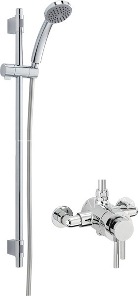 Additional image for Ergo Exposed Shower Valve With Slide Rail Kit (Chrome).