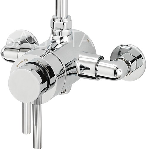 Additional image for Ergo Exposed Shower Valve With Slide Rail Kit (Chrome).