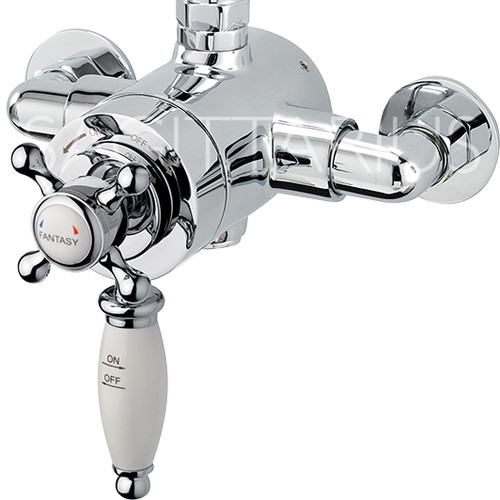Additional image for Fantasy Exposed Thermostatic Shower Valve (Chrome).