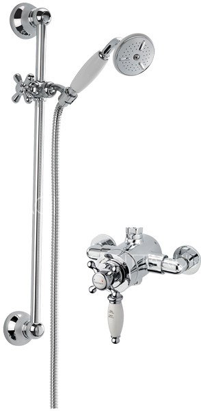 Additional image for Fantasy Exposed Shower Valve With Slide Rail Kit (Chrome).