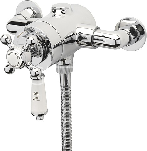 Additional image for Kensington Exposed Shower Valve With Slide Rail Kit (Chrome).