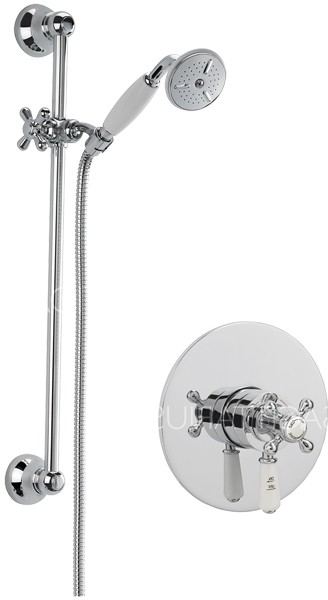 Additional image for Kensington Concealed Shower Valve With Slide Rail Kit (Chrome).