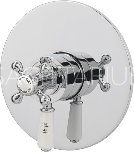 Additional image for Kensington Shower Valve With Arm & 130mm Head (Chrome).