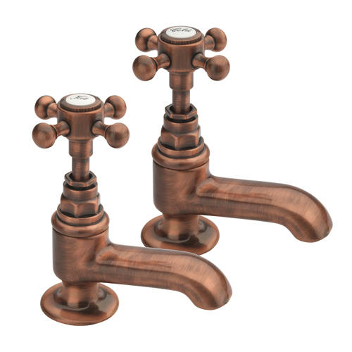Additional image for Bath Taps (Pair, Copper).