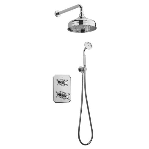 Additional image for Thermostatic Shower Kit With Diverter (Chrome).