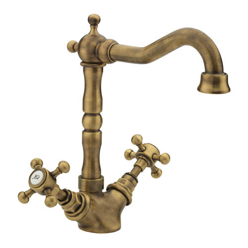 Additional image for Basin Mixer Tap & Waste (Bronze).