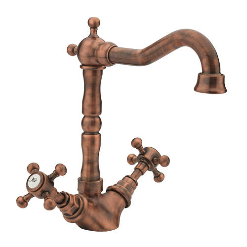 Additional image for Basin Mixer Tap & Waste (Copper).