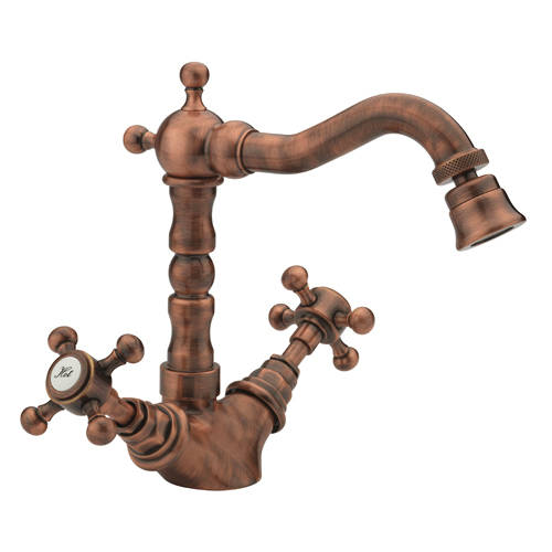 Additional image for Bidet Mixer Tap & Waste (Copper).