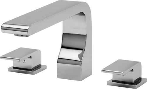 Additional image for 3 Tap Hole Bath Filler Tap (Chrome).