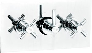 Additional image for Pura Plus triple concealed thermostatic shower valve