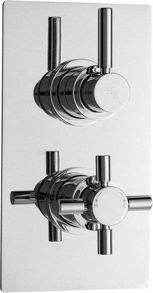 Additional image for Pura twin concealed thermostatic shower valve