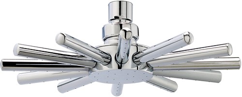 Additional image for Cloudburst Shower Head (Chrome). 230mm.