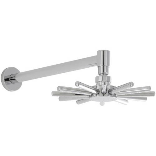 Additional image for Cloudburst Shower Head With Arm (235mm).