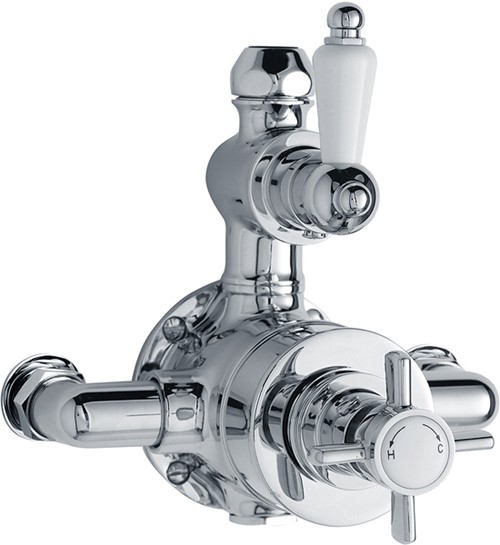 Additional image for 1/2" Twin Thermostatic Shower Valve (Chrome)