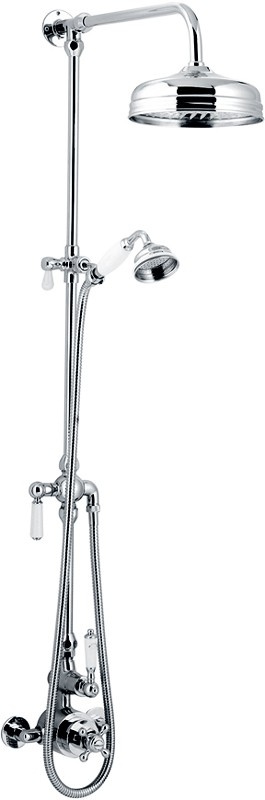 Additional image for Twin Thermostatic Shower Valve & Rigid Riser Kit.