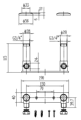 Additional image for Fast Fit Bracket For Bar Thermostats.