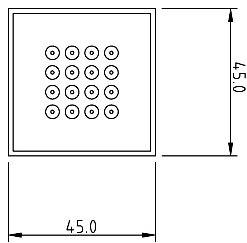 Additional image for 2 x Square Body Jets (Chrome).