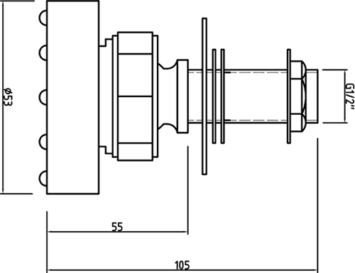 Additional image for Round Body Jet (Chrome).