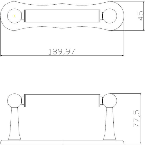 Additional image for Toilet Roll Holder & Towel Rail Pack (Chrome).