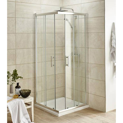 Additional image for Corner Shower Entry Enclosure (760x760mm).