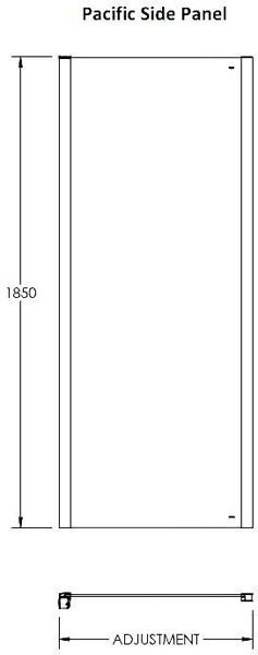 Additional image for Shower Enclosure With Bi-Fold Door (1000x1000mm).