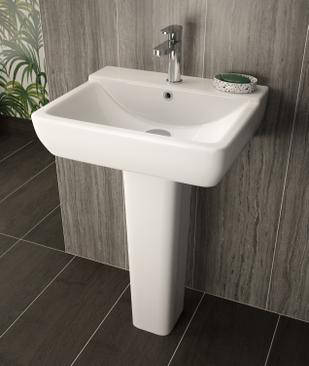 Additional image for Arlo Wall Hung Toilet With Basin & Full Pedestal.